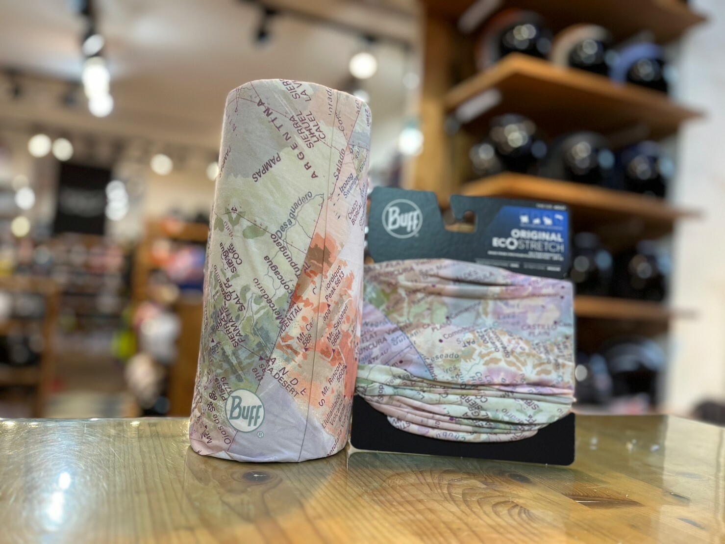 BUFF ORIGINAL PLUS - 世界地圖 魔術頭巾 吸濕排汗