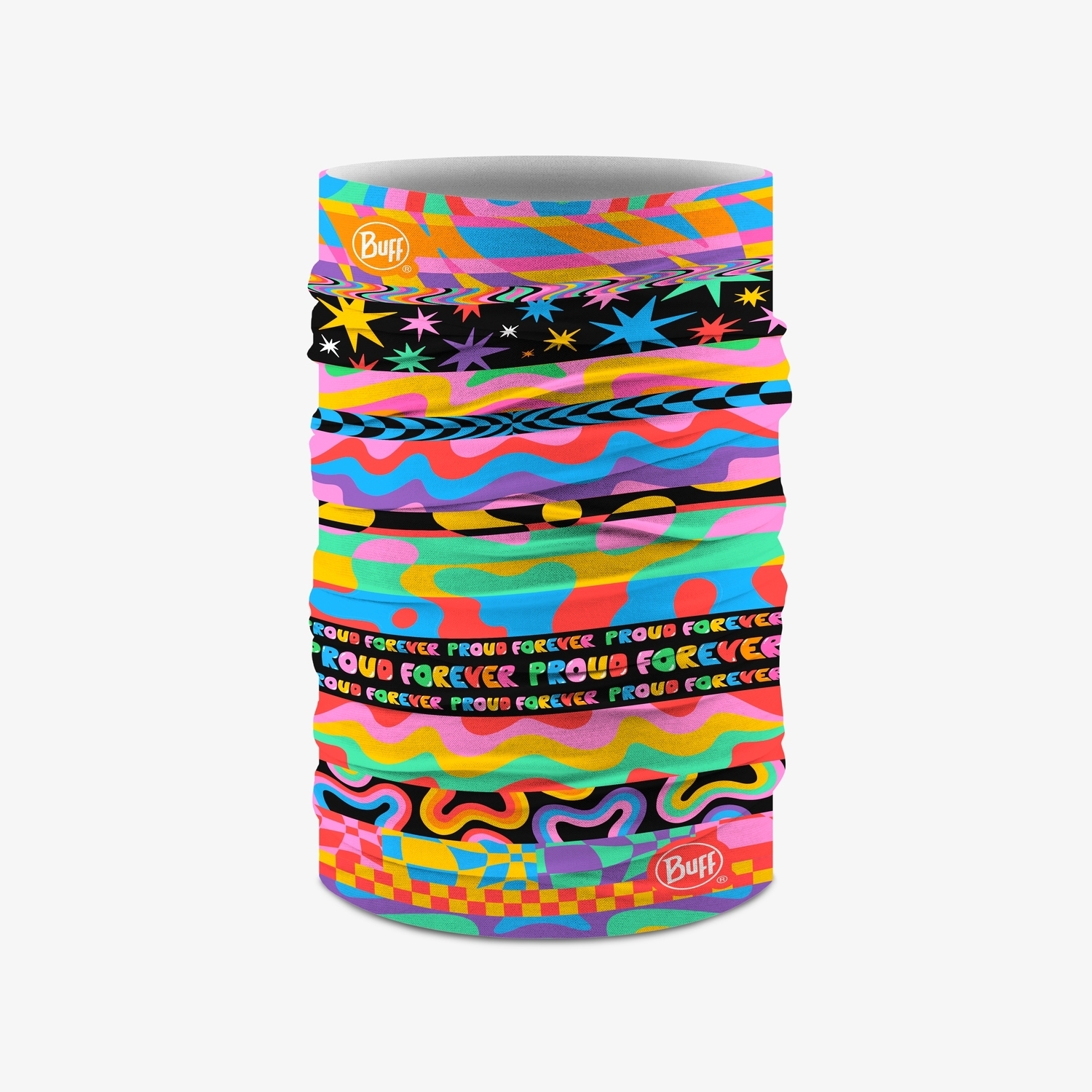 BUFF ORIGINAL PLUS - PRIDE 彩虹樂趣 魔術頭巾 吸濕排汗