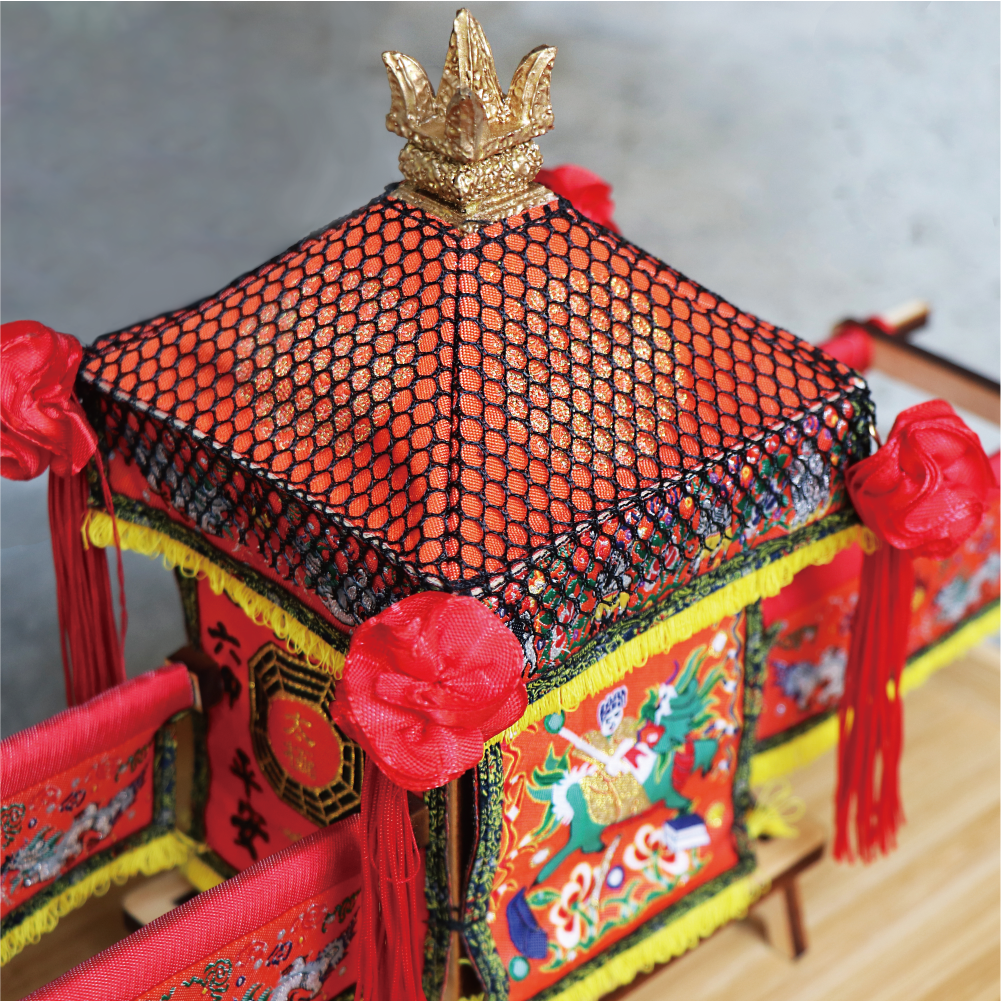 復刻迷你大甲媽神轎組｜迷你神轎｜復刻神轎(現貨）【大甲鎮瀾宮】