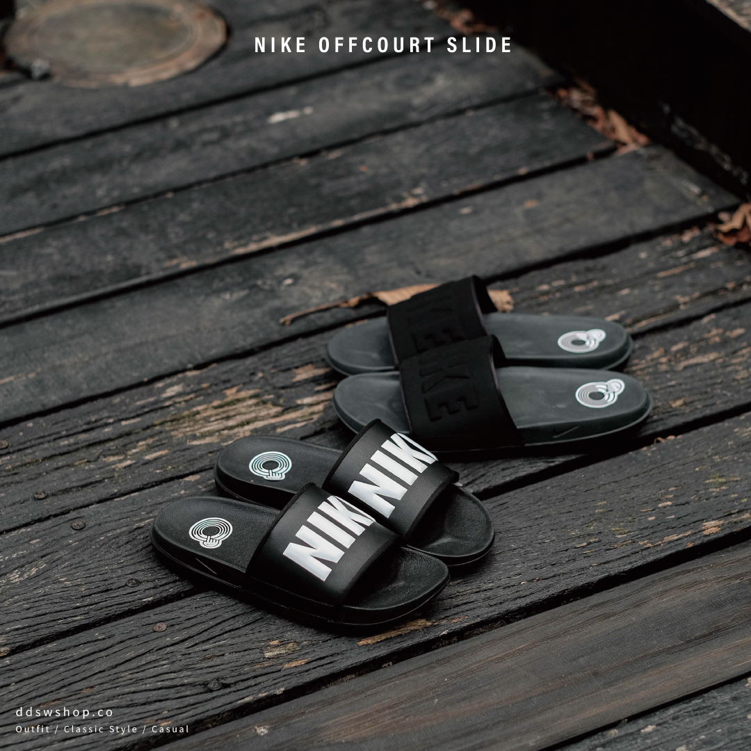 Nike Slide 拖鞋 泡棉 立體 Logo 全黑 BQ4639-003 白字 BQ4632-010