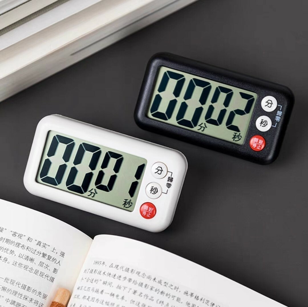 大螢幕磁吸式廚房計時器