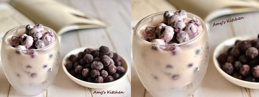 藍莓優格-步驟3&4【天時莓果TimesBerries】冷凍莓果 ‧ 有機莓果