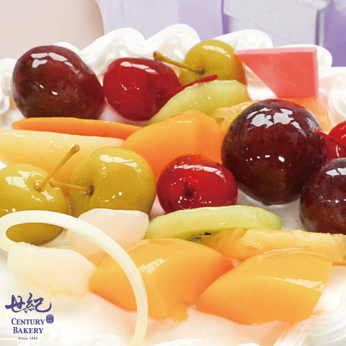 【芒果淋醬蛋糕】