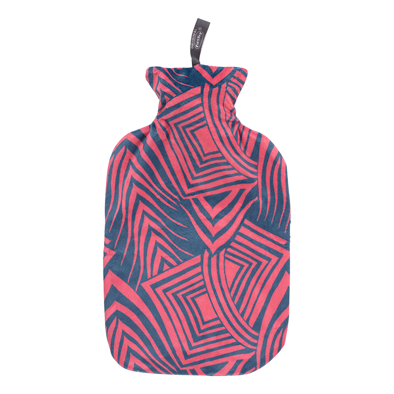 FASHY Hot Water Bottle with 2 colour pattern