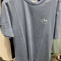 [S] FILA SMALL LINEAR 2 SHORT SLEEVE T-SHIRT,GRAYISH BLUE, FS2RSE2113X-GSU (SFL212)