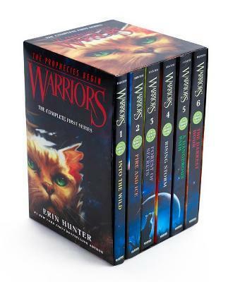 Warriors Series 1 The Prophecies Begin Collection 6 Books by Erin Hunter