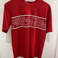 [S] KARL LAGERFELD BLOCK LOGO T-SHIRT,RED, 22SM1702-500, FINAL SALE (SKL533)