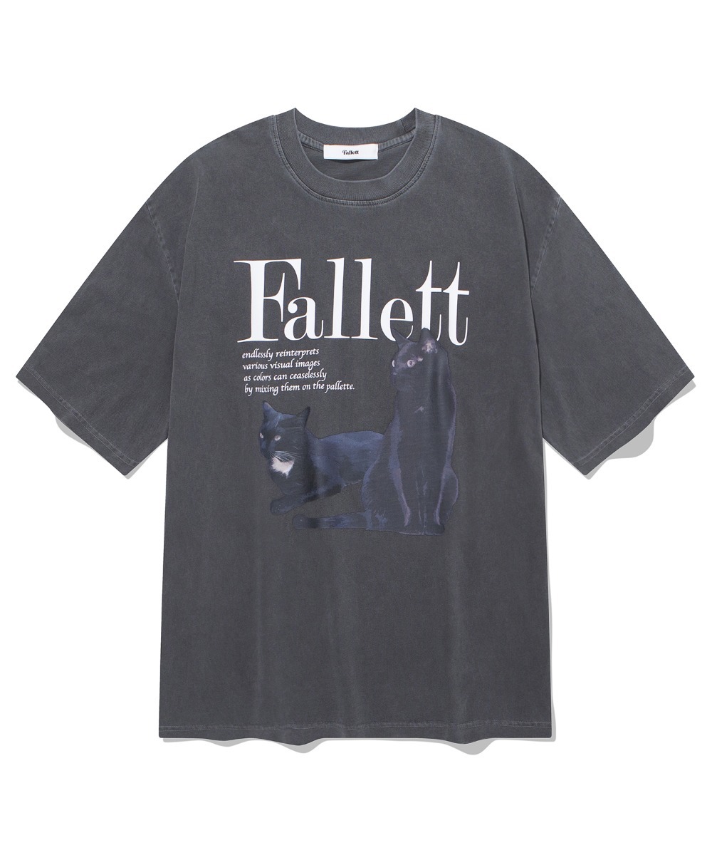 FALLETT - FALLETT - DEUX NERO SHORT SLEEVE (CHARCOAL)