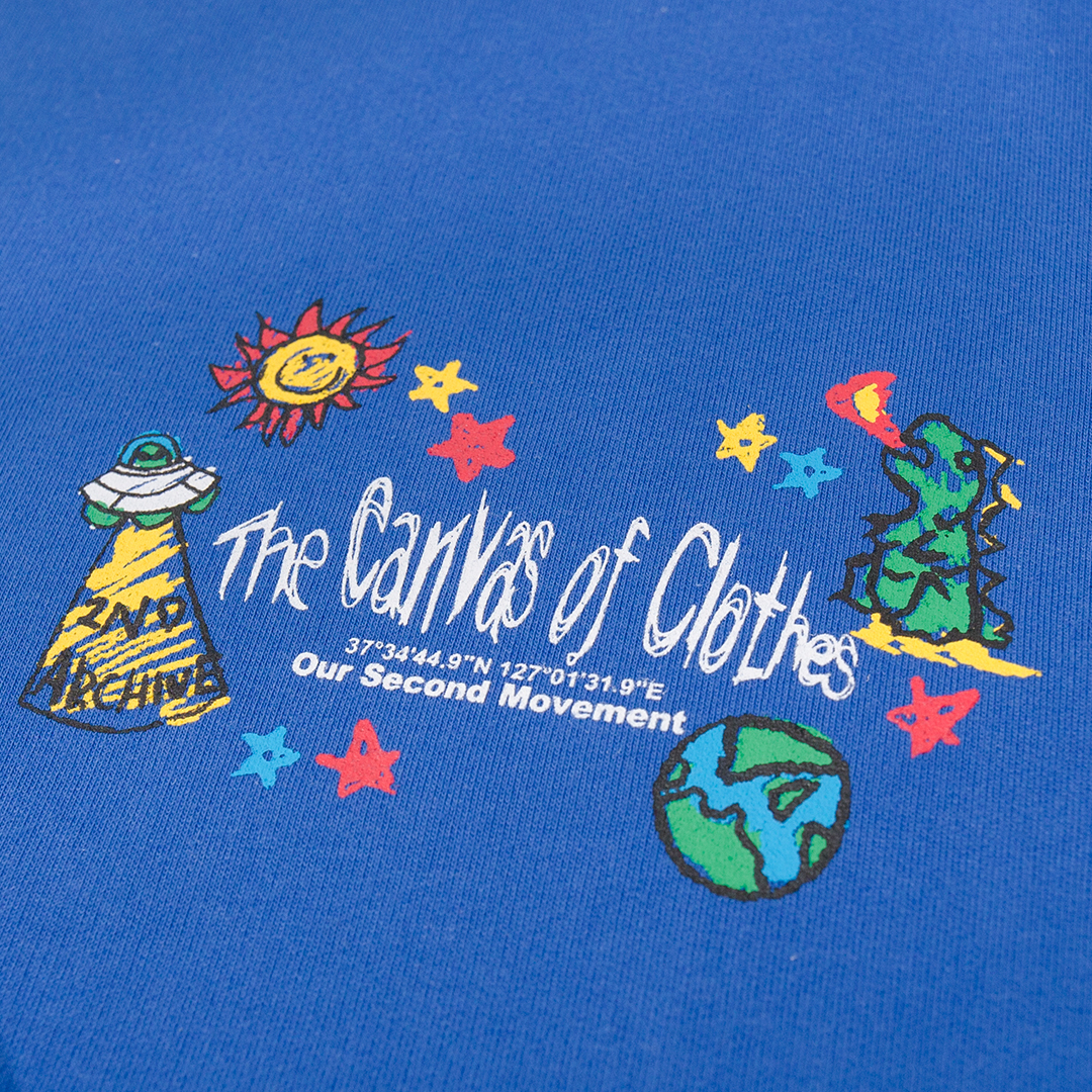 史詩 滅絕 宇宙大戰 手繪 落肩五分T