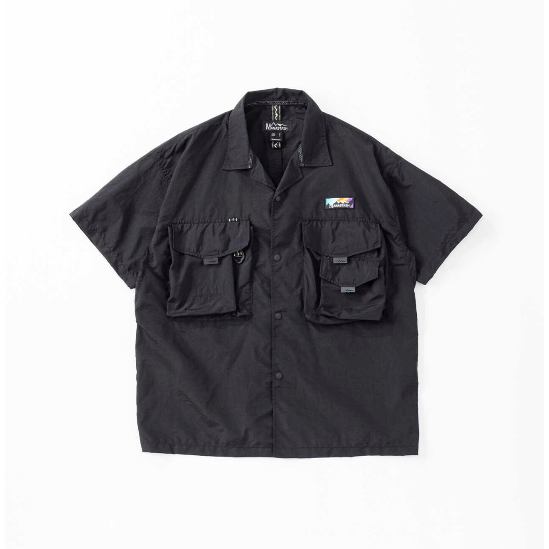 MANASTASH - RIVER SHIRT '23 / BLACK