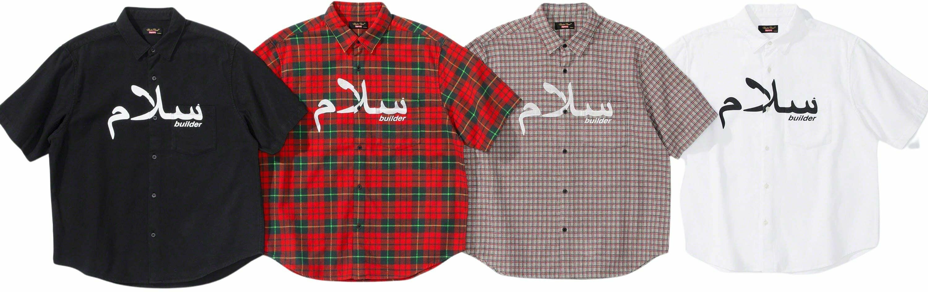 2023SS SUPREME UNDERCOVER S/S FLANNEL SHIRT 短袖襯衫