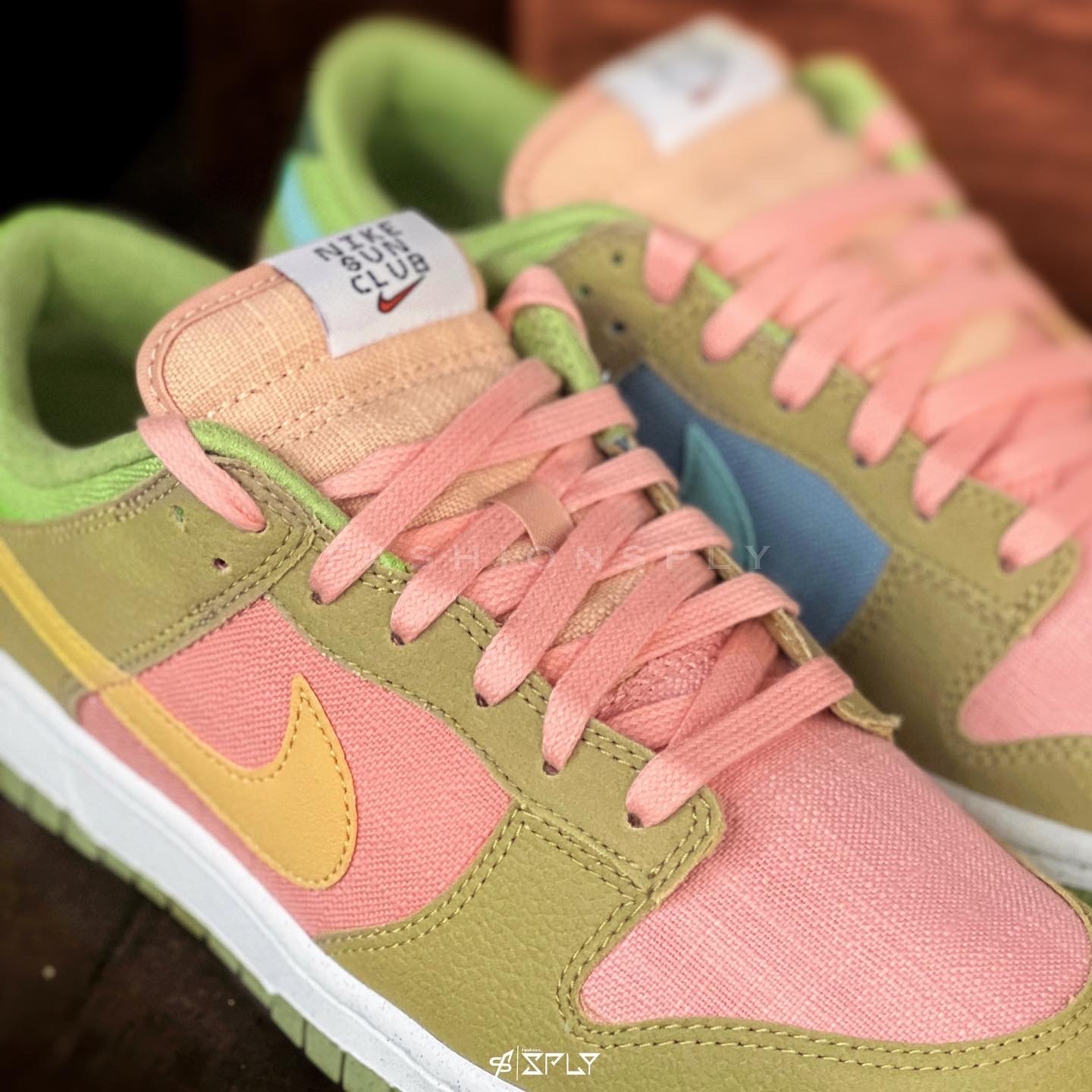 Nike Dunk Low Next Nature Sun Club Arctic Orange 綠粉