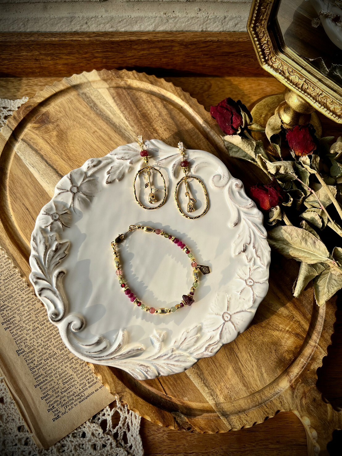 ｛花系列-紅玫瑰｝