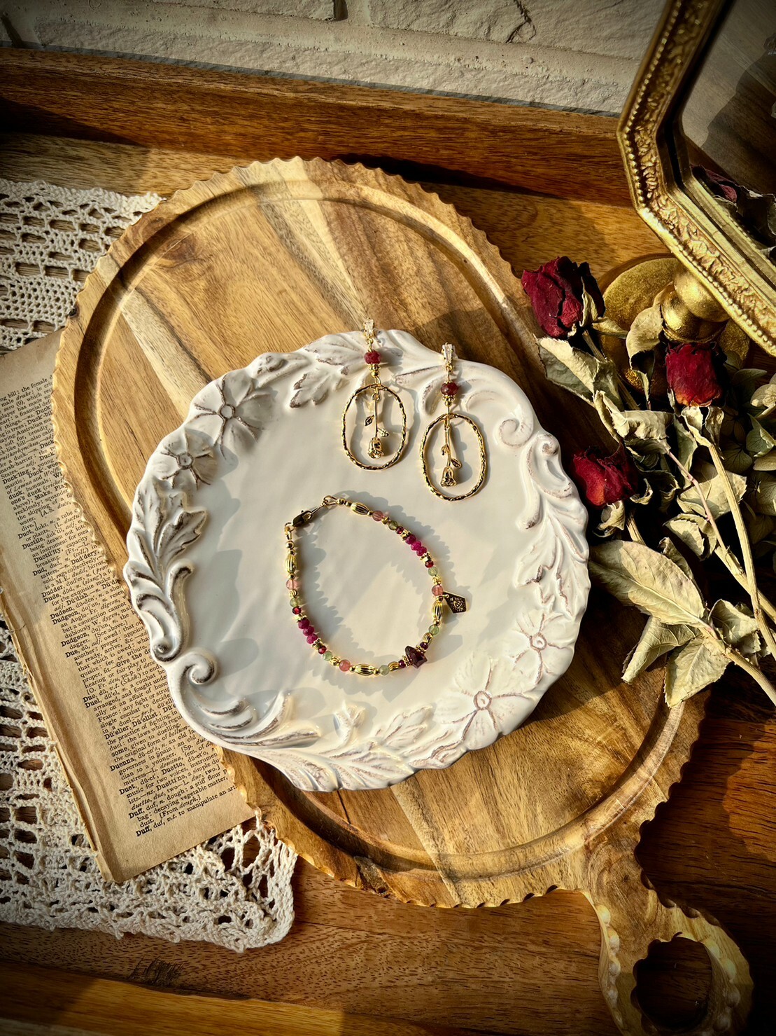 ｛花系列-紅玫瑰｝