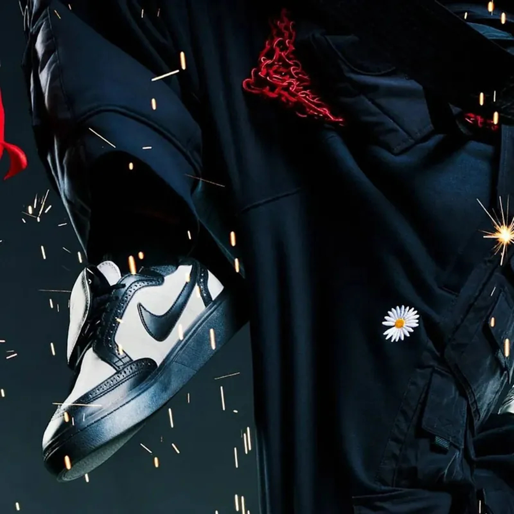 Nike x PEACEMINUSONE G-Dragon Kwondo 1 Black White 聯名款