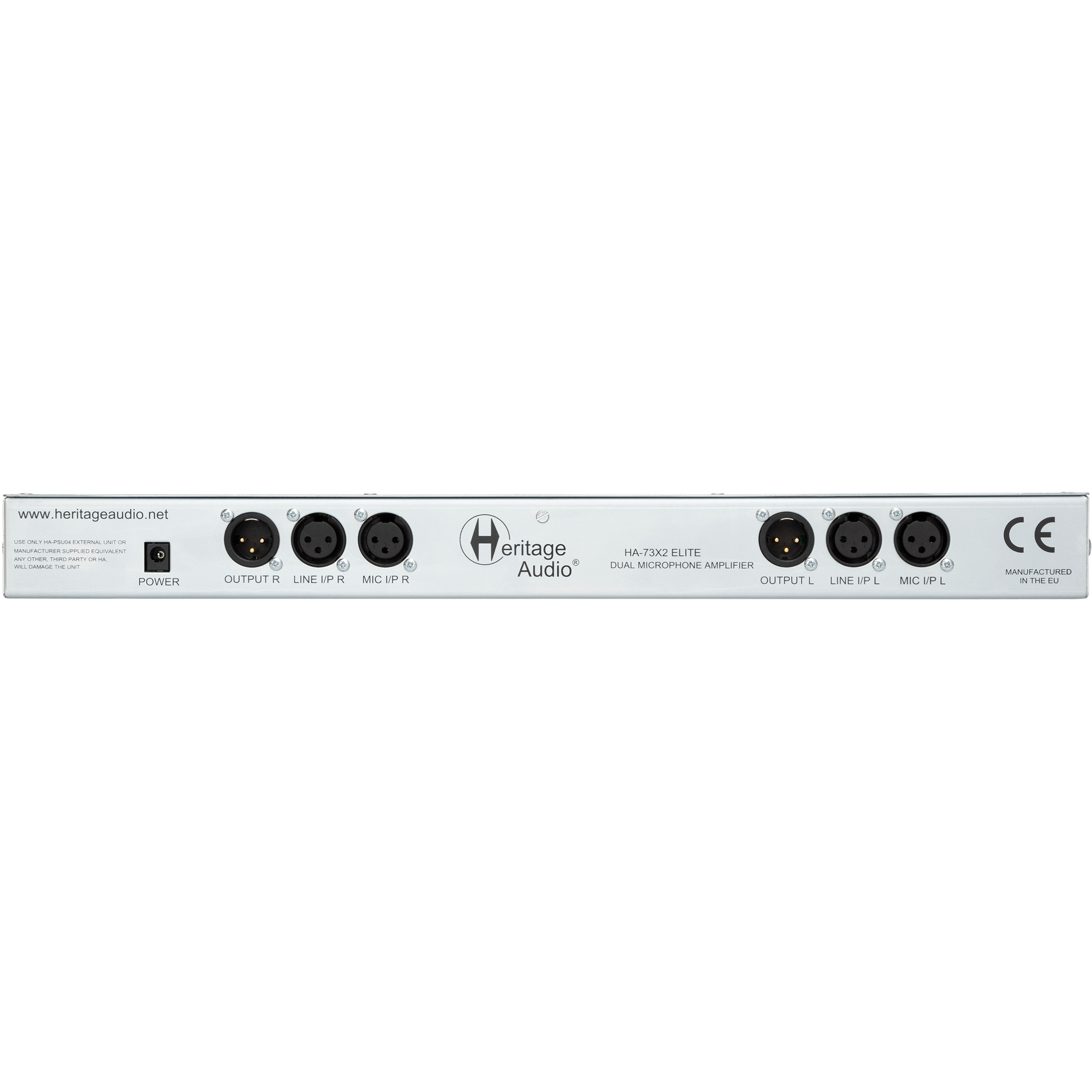 Heritage Audio HA73X2 ELITE 2-channel Microphone Preamp