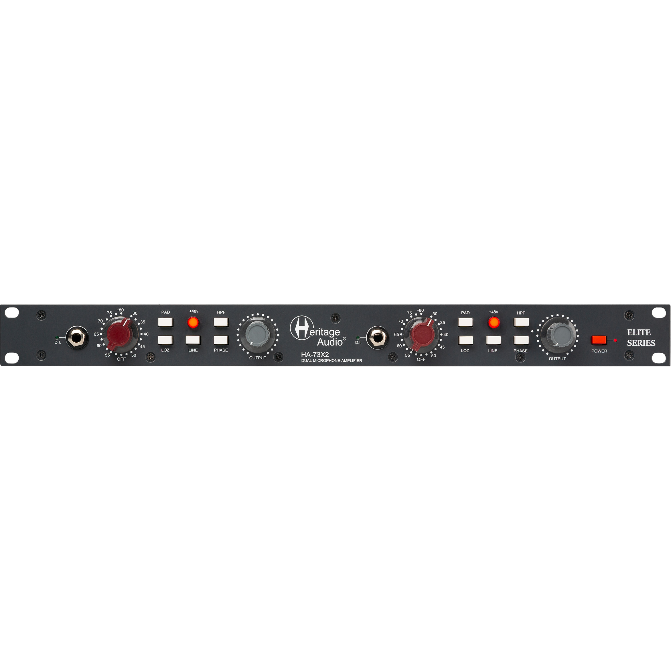 Heritage Audio HA73X2 ELITE 2-channel Microphone Preamp