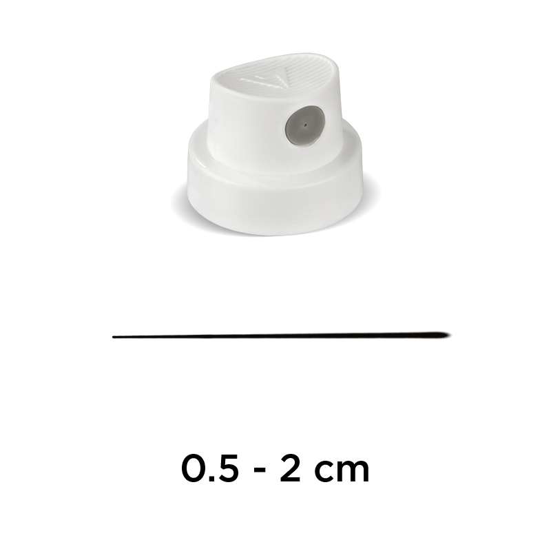 Super Skinny Cap white/grey 超細噴頭(白/灰)