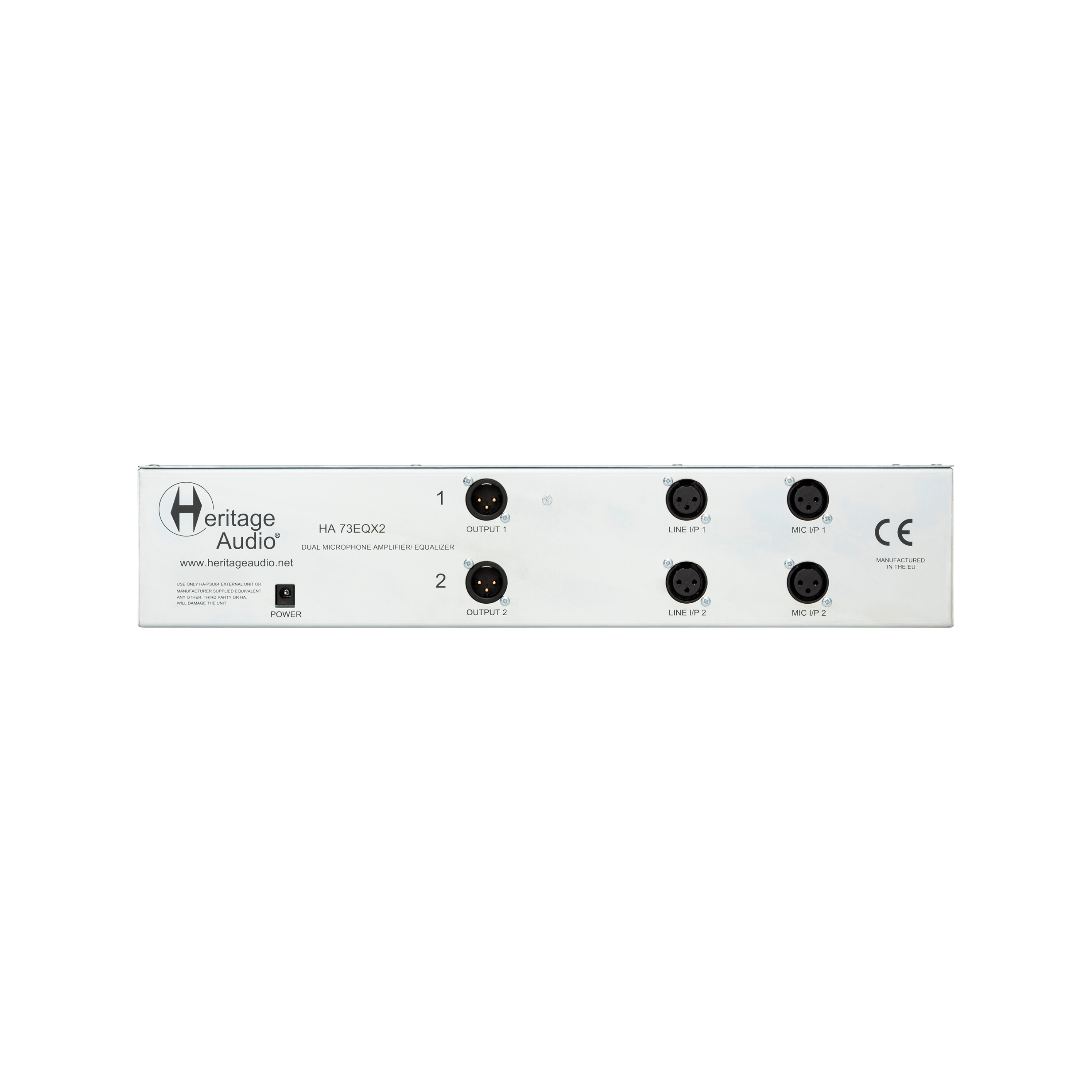 Heritage Audio HA73EQX2 ELITE 2-channel Microphone Preamp & EQ