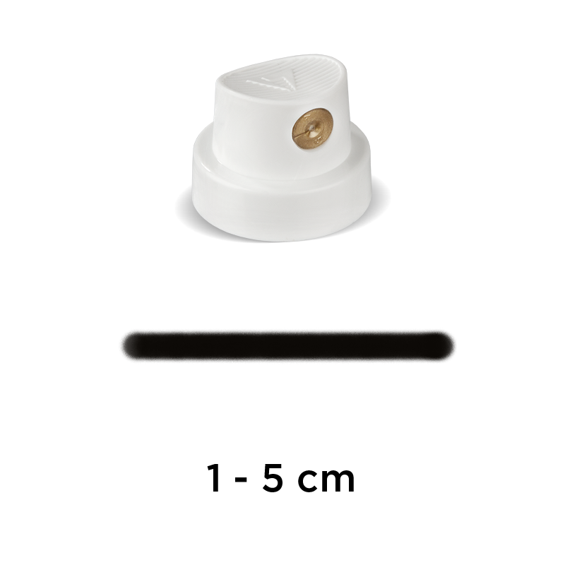 Outline Special Cap white/gold 匡線噴頭(白/金)