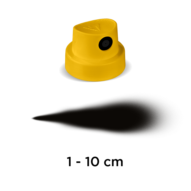 Yellow Fat Cap yellow/black 黃粗噴頭(黃/黑)
