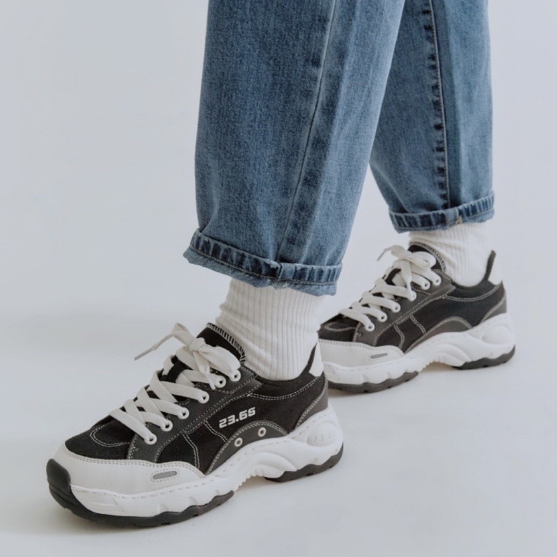 <預購> 韓國23.65 V2 VEBE拚色微厚底老爹鞋