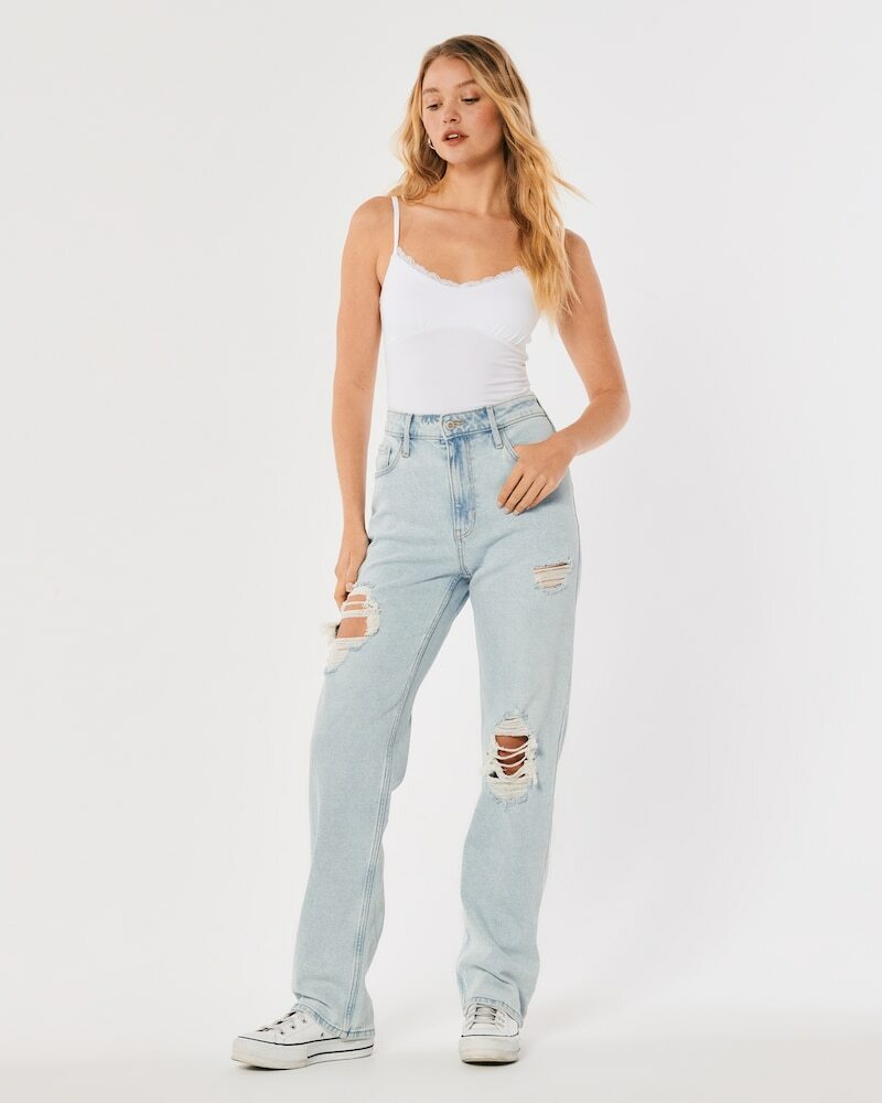 Hollister Ultra High Rise Dad Jeans