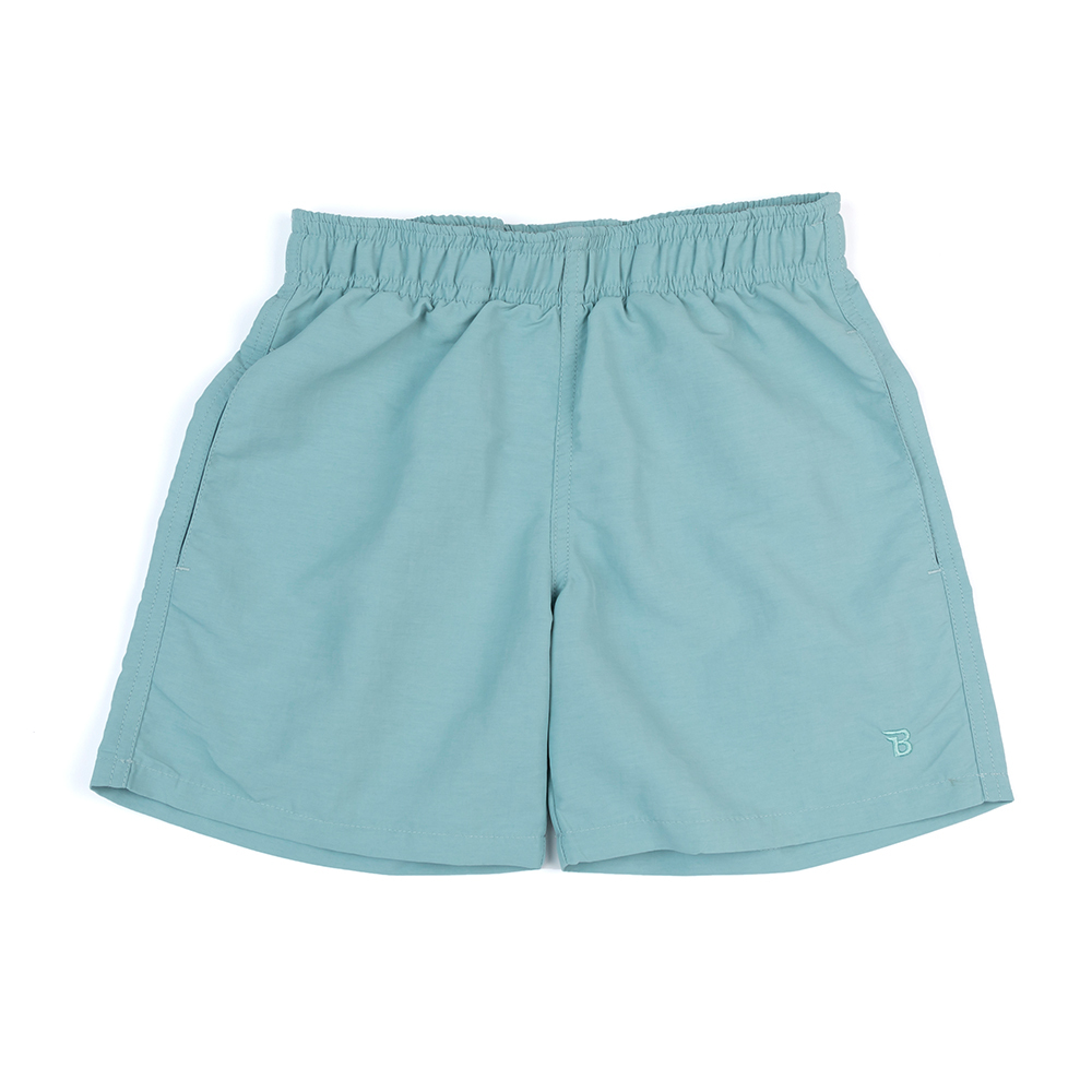 美國BabiatorsUPF50+兒童防曬短褲-薄荷蘇打 S號