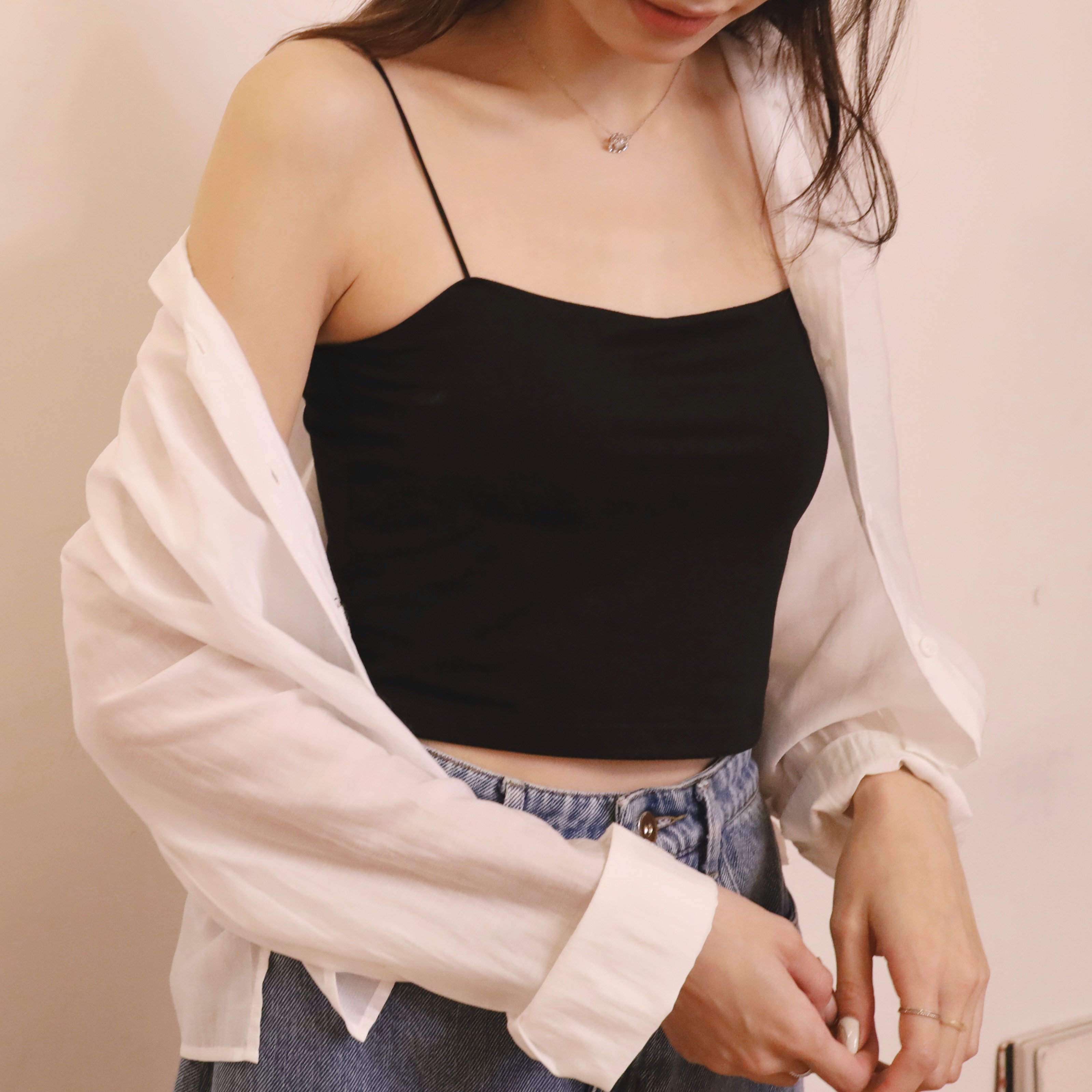 現貨 4007 幼帶平口 Bra Top (T)