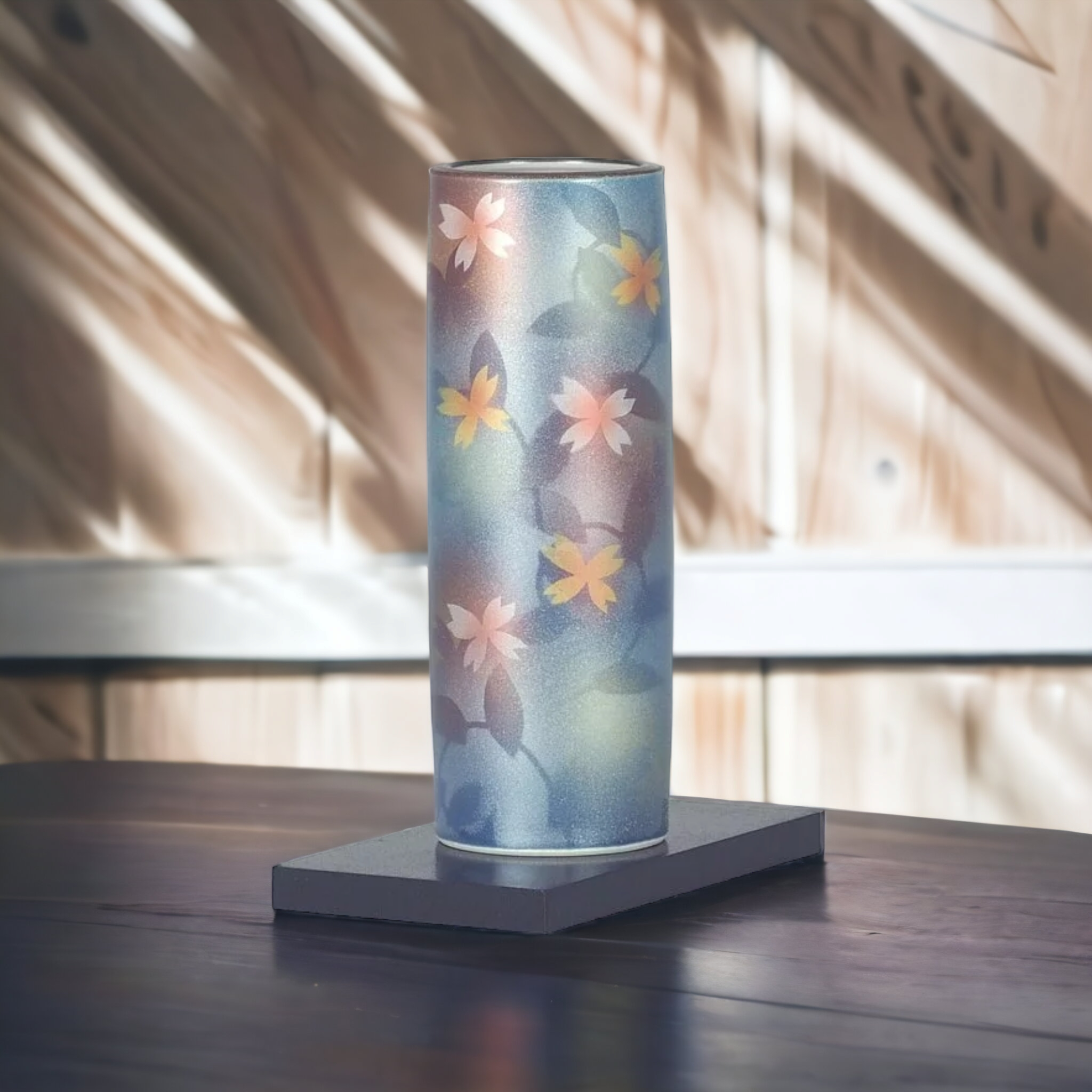 訂購」日本製九谷燒陶瓷花瓶(N162-07)