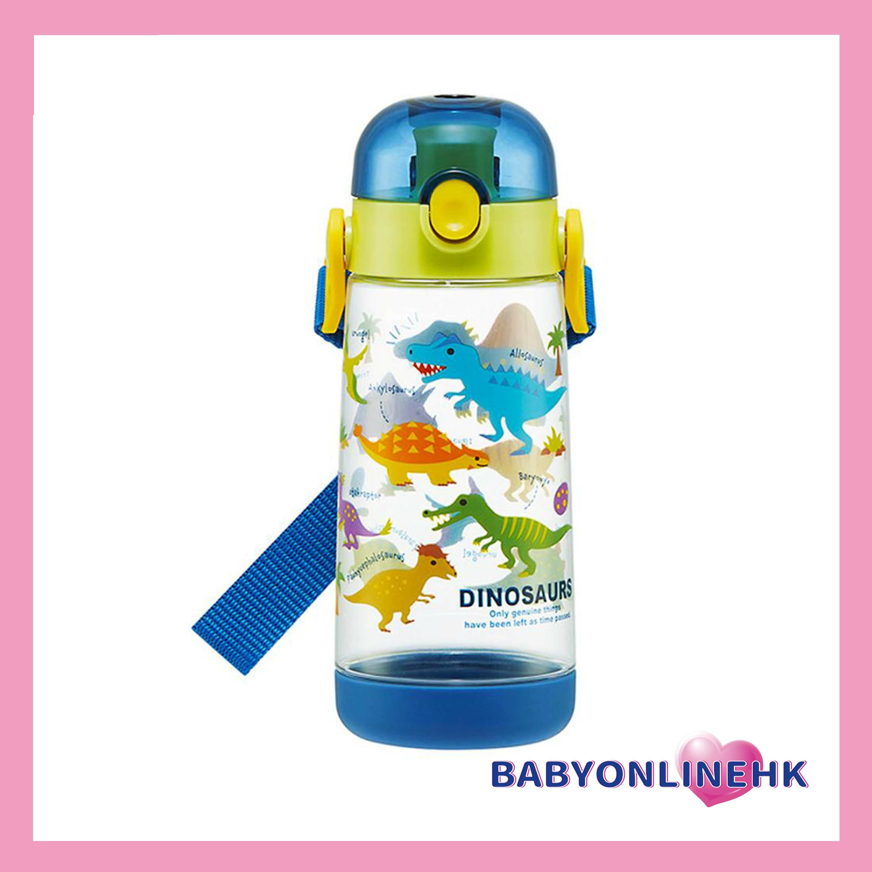 skater 可愛恐龍水壺 直飲 480ml 附送背帶(此為平行進口產品)