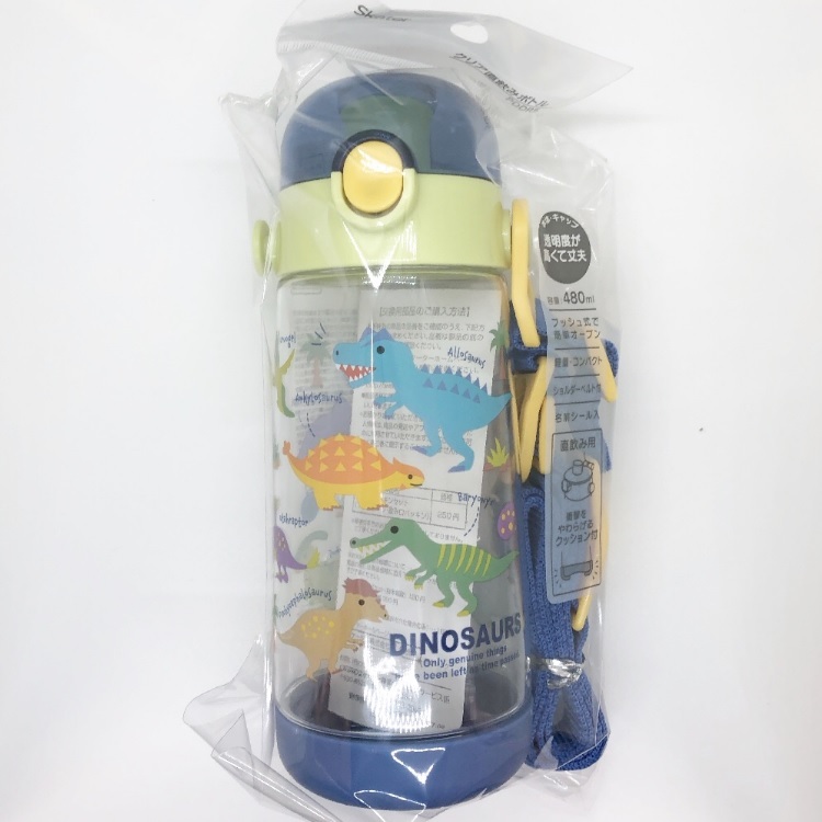 skater 可愛恐龍水壺 直飲 480ml 附送背帶(此為平行進口產品)
