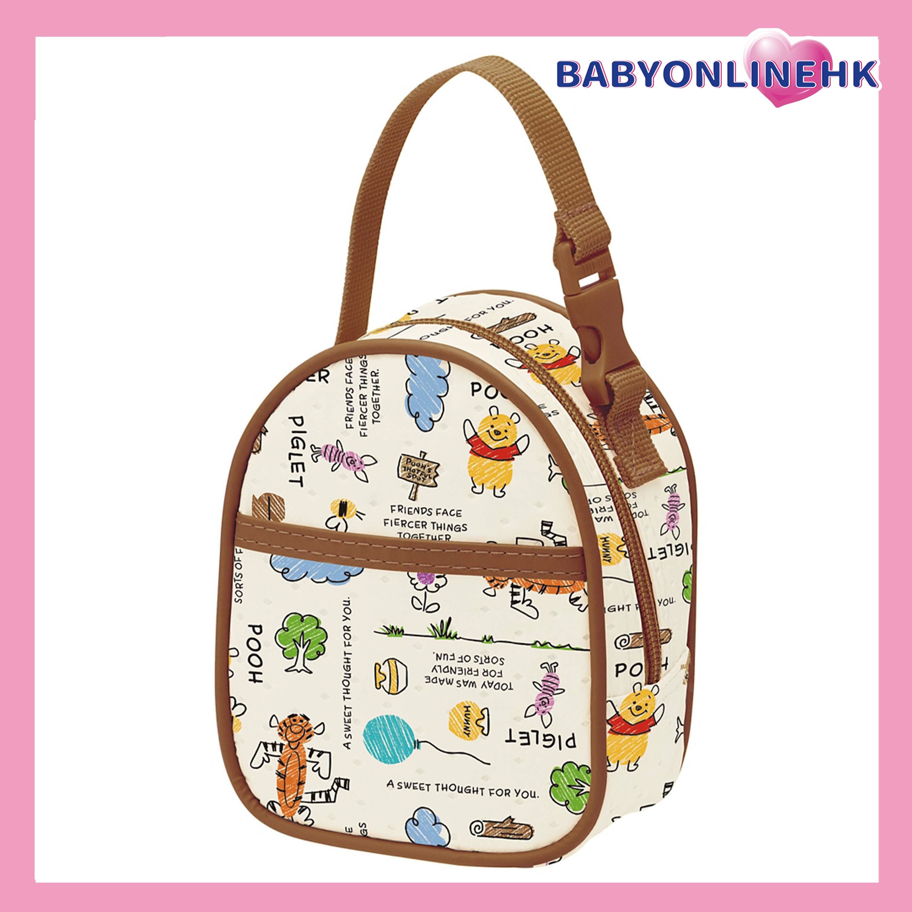 Winnie The Pooh 可愛小熊維尼 水樽袋  保溫保冷彈匣夾帶小物件口袋 bb出街手袋 (此為平行進口產品)