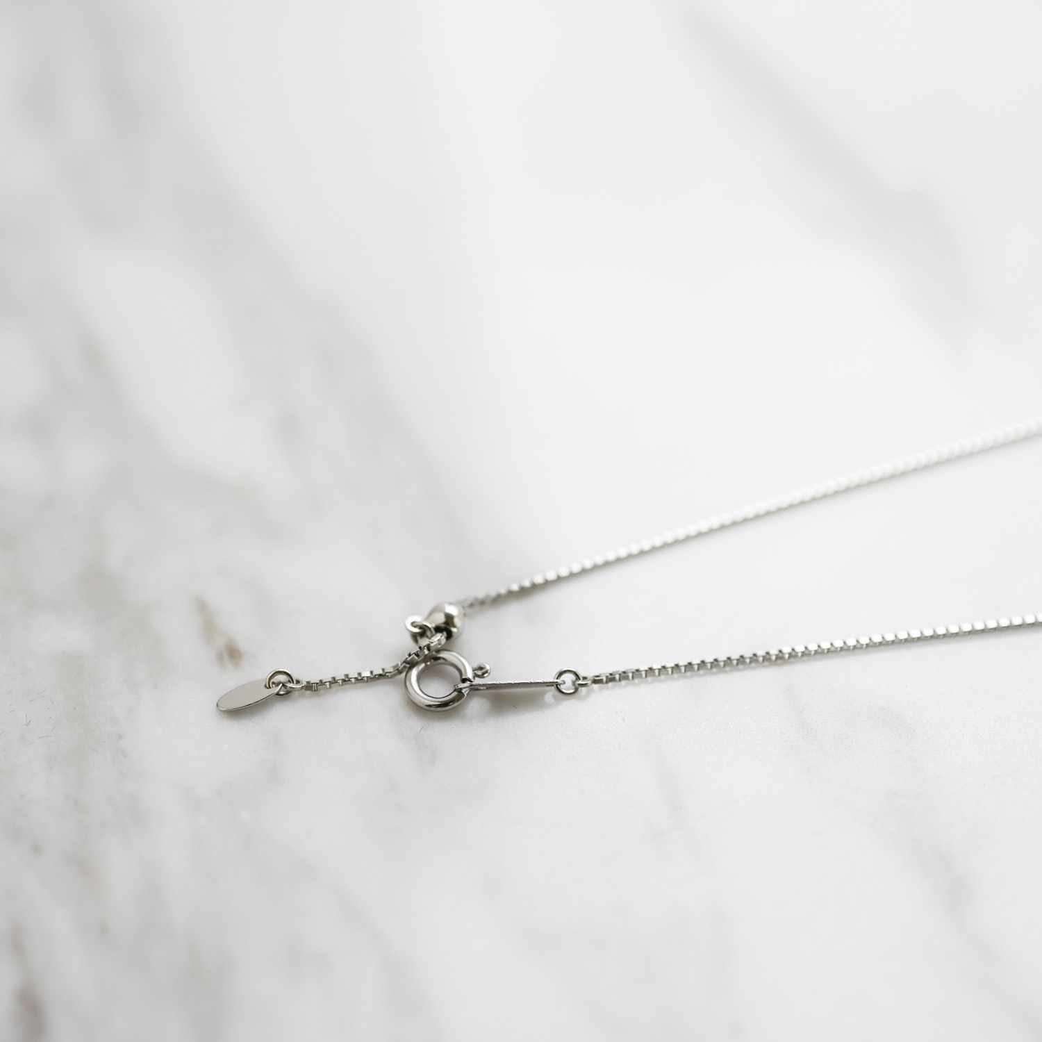 PT850 Box Plain Necklace