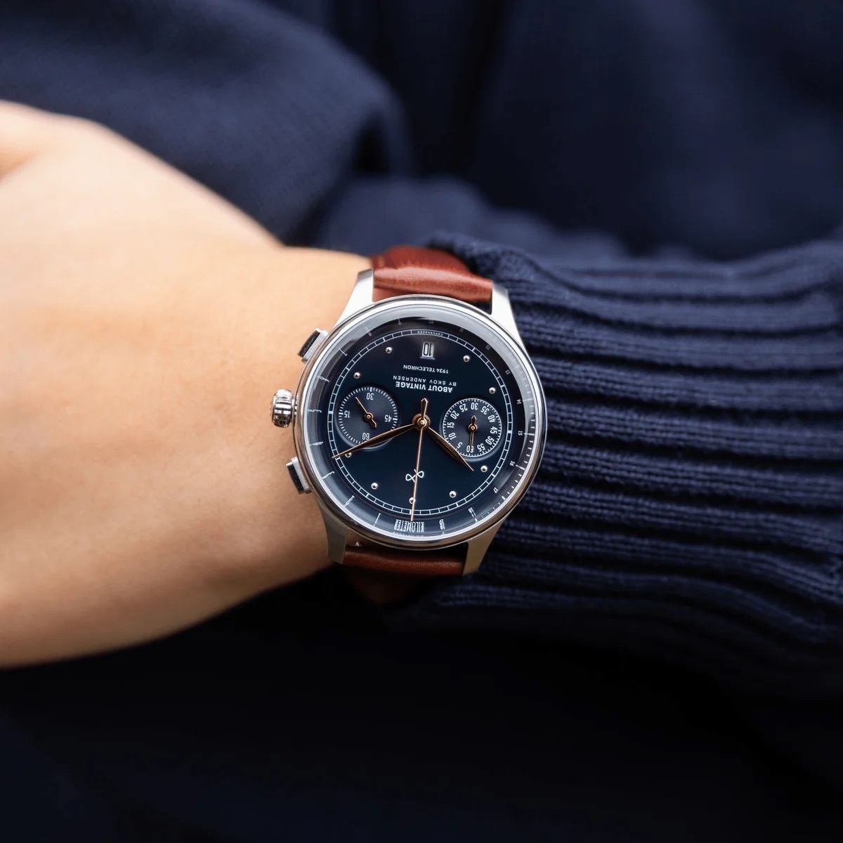 1934 Telechron - Steel / Blue