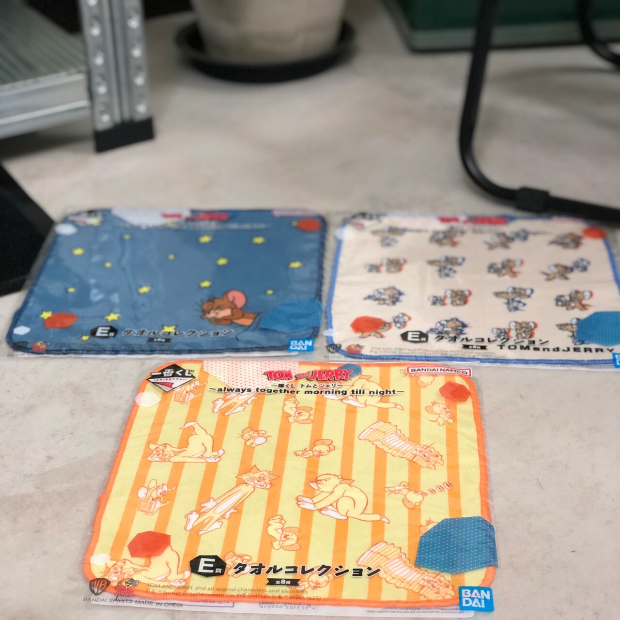 Tom and Jerry 湯姆貓與傑利鼠 一番くじ E賞-小方巾(可選)