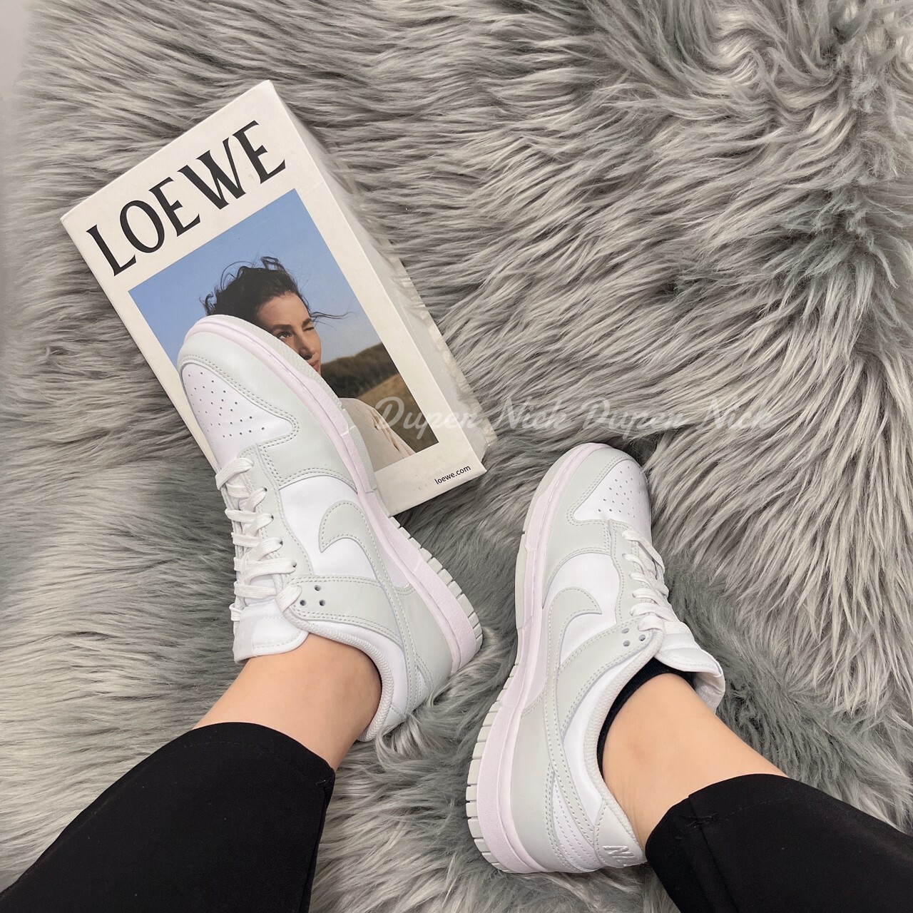 Nike Dunk Low 灰白 (女段)