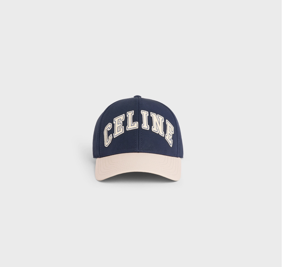 Celine Navy Baseball Cap with White \'C\' Patch Celine navy cap with - Gem main image 4