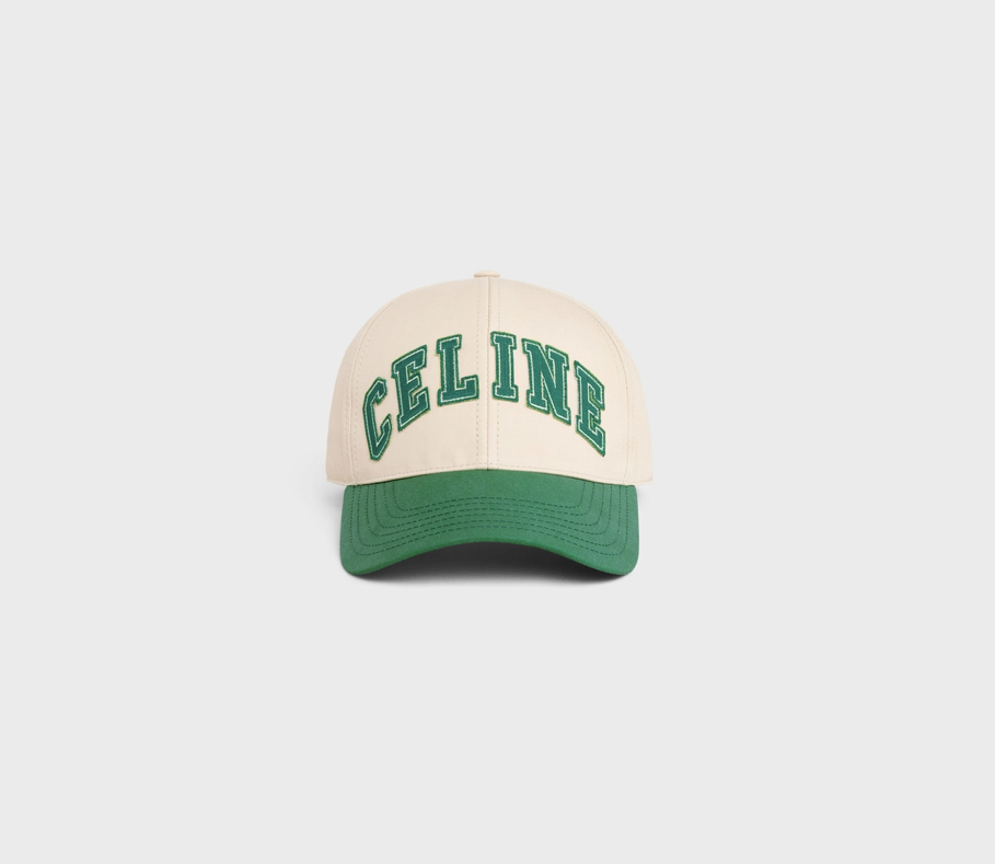 Celine Baseball Cap - Green/Gray & Ivory Wool Buy CELINE Baseball Cap  main image 4