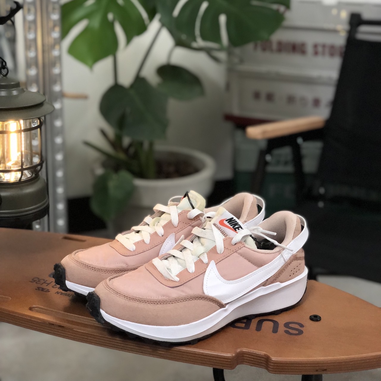 Nike Wmns Waffle Debut  女鞋 粉橘 DH9523-600