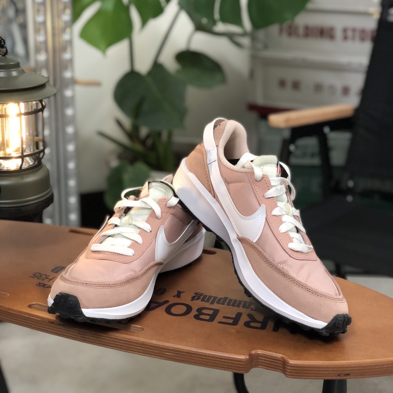 Nike Wmns Waffle Debut  女鞋 粉橘 DH9523-600