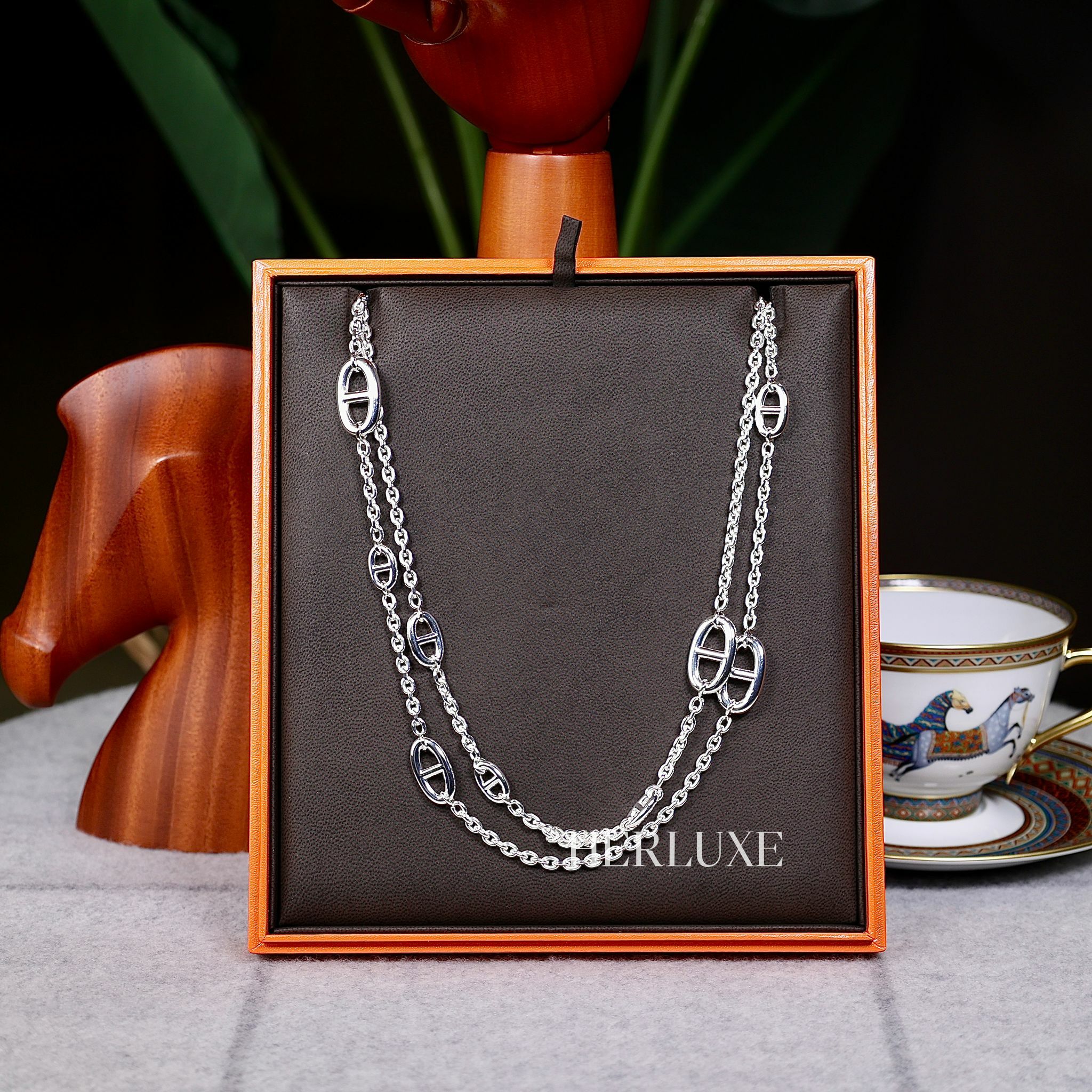 Farandole long necklace size 120cm