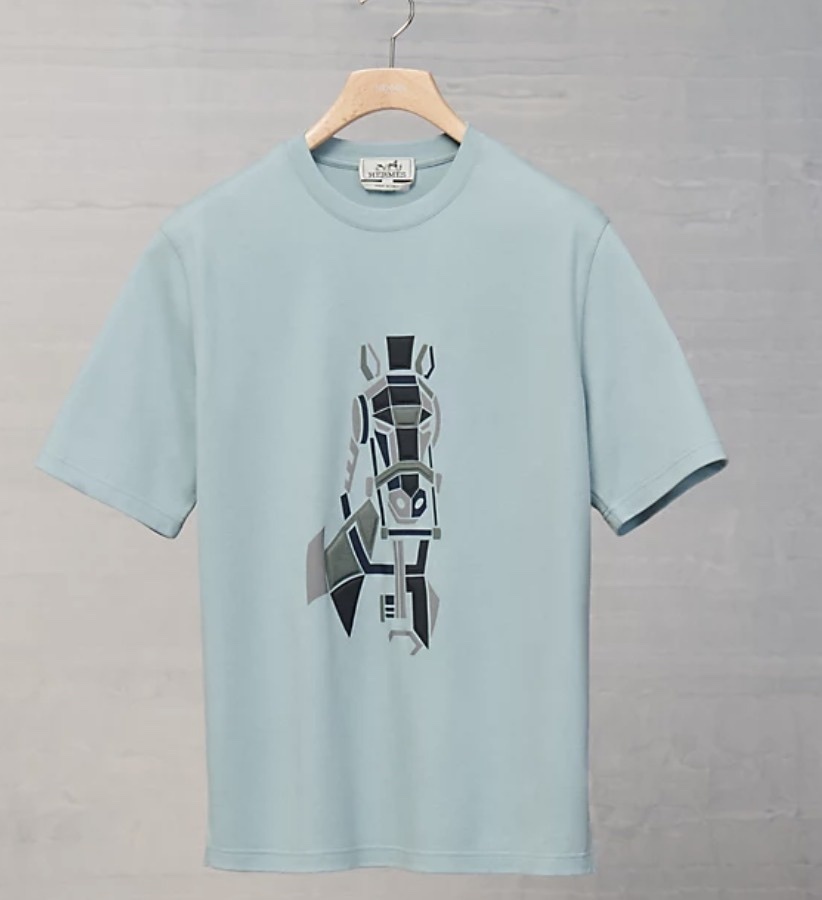Hermès K56 3D-printed Aqua T-Shirt