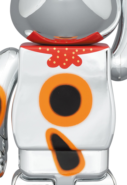 BE@RBRICK 招財貓 千萬兩 開運 銀 400% 100%