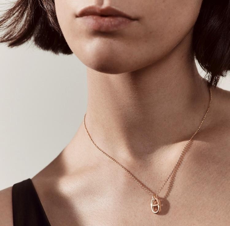 Hermès R025 Farandole Rose-gold Necklace