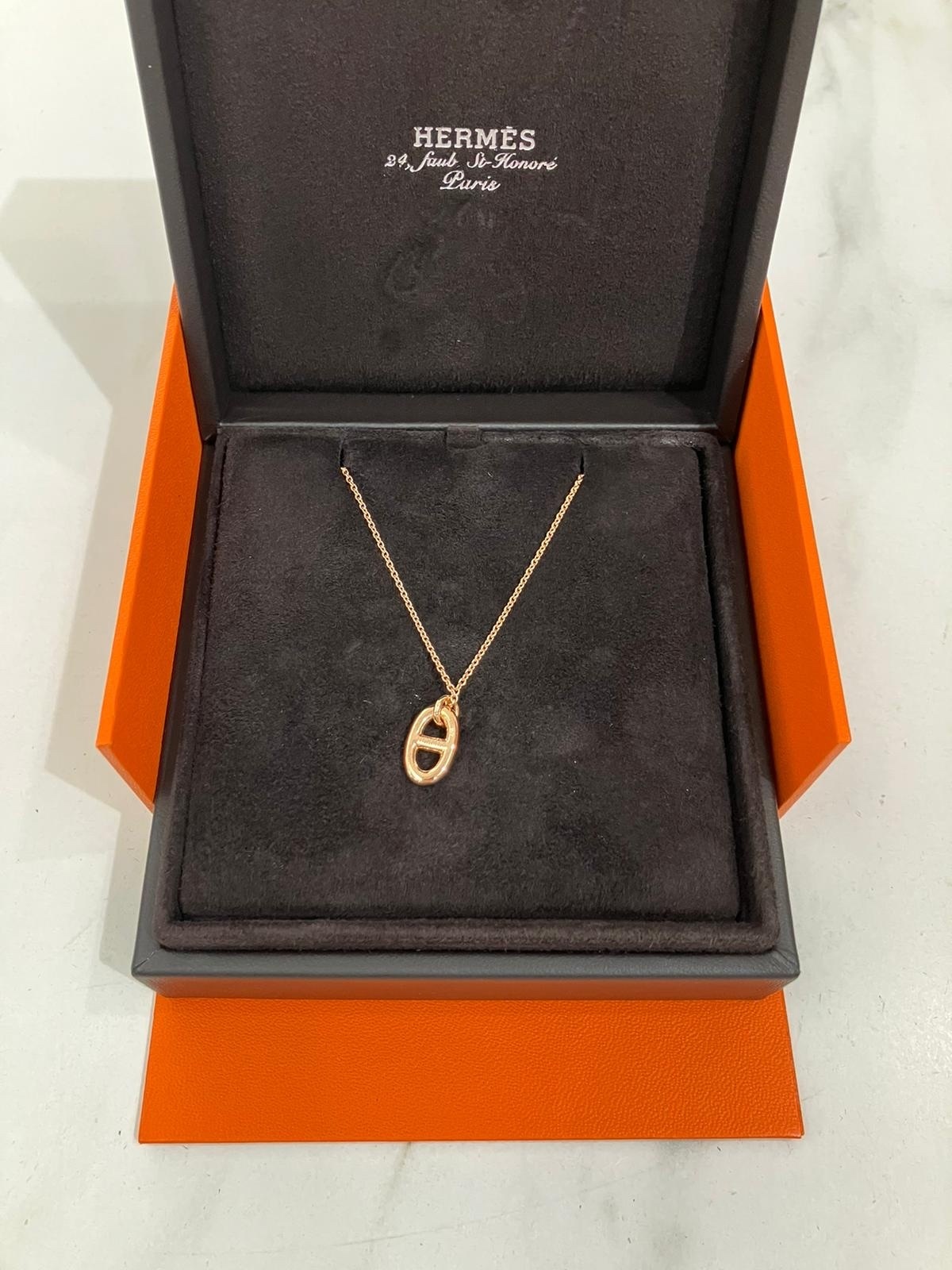 Hermès R025 Farandole Rose-gold Necklace