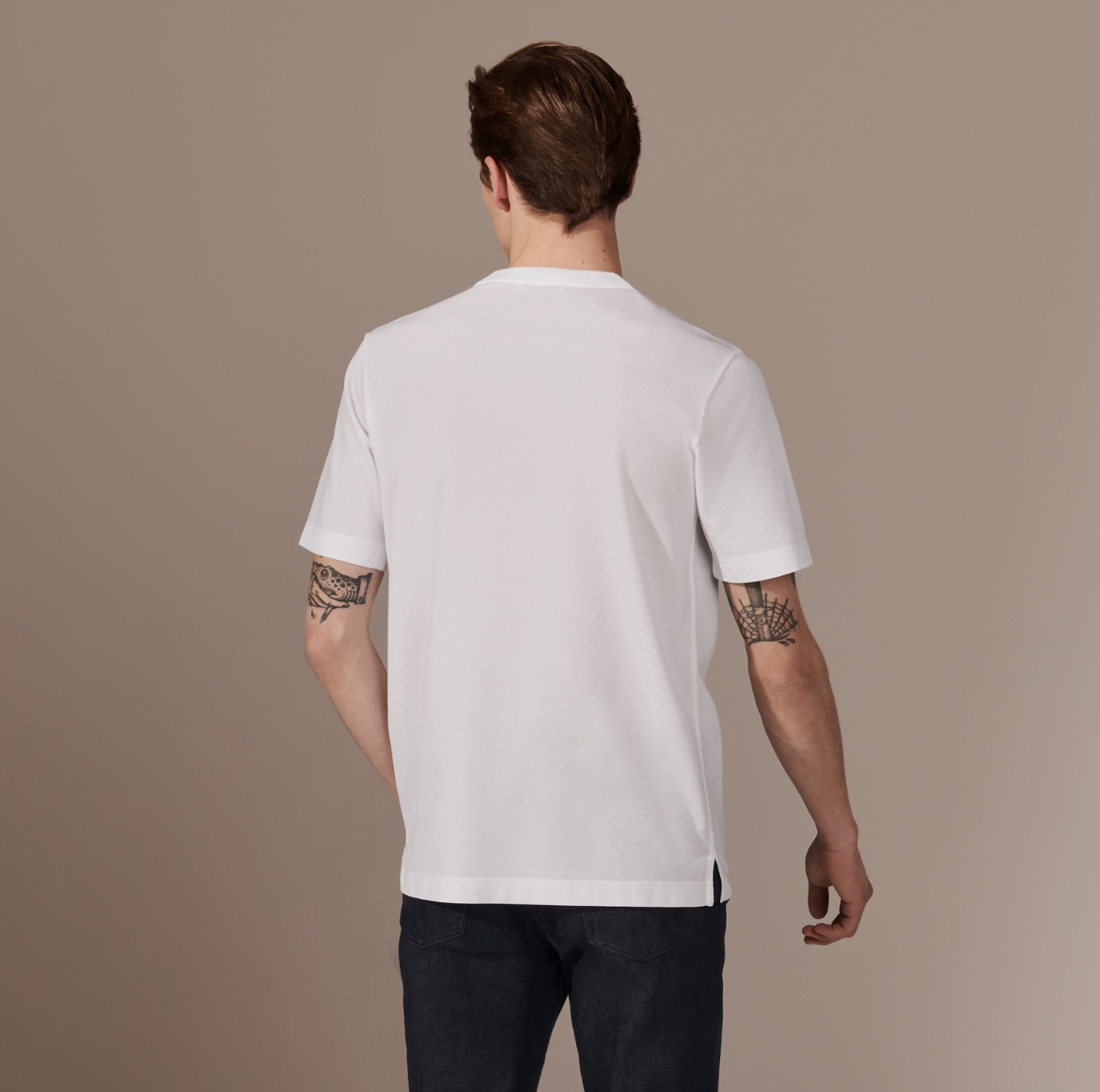 Hermès R045 “H” Embroidered T-shirt Blanc
