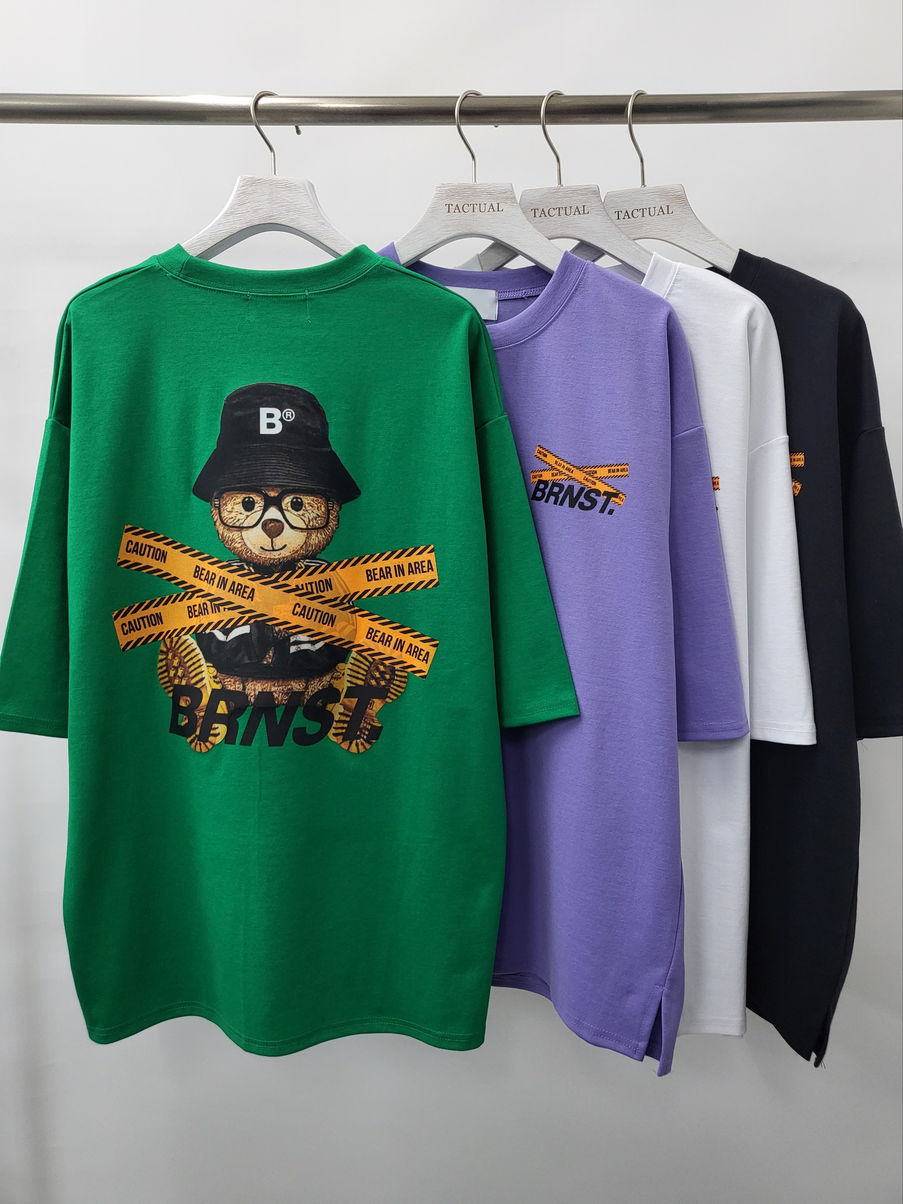 熊仔圖案短袖Tee T4741