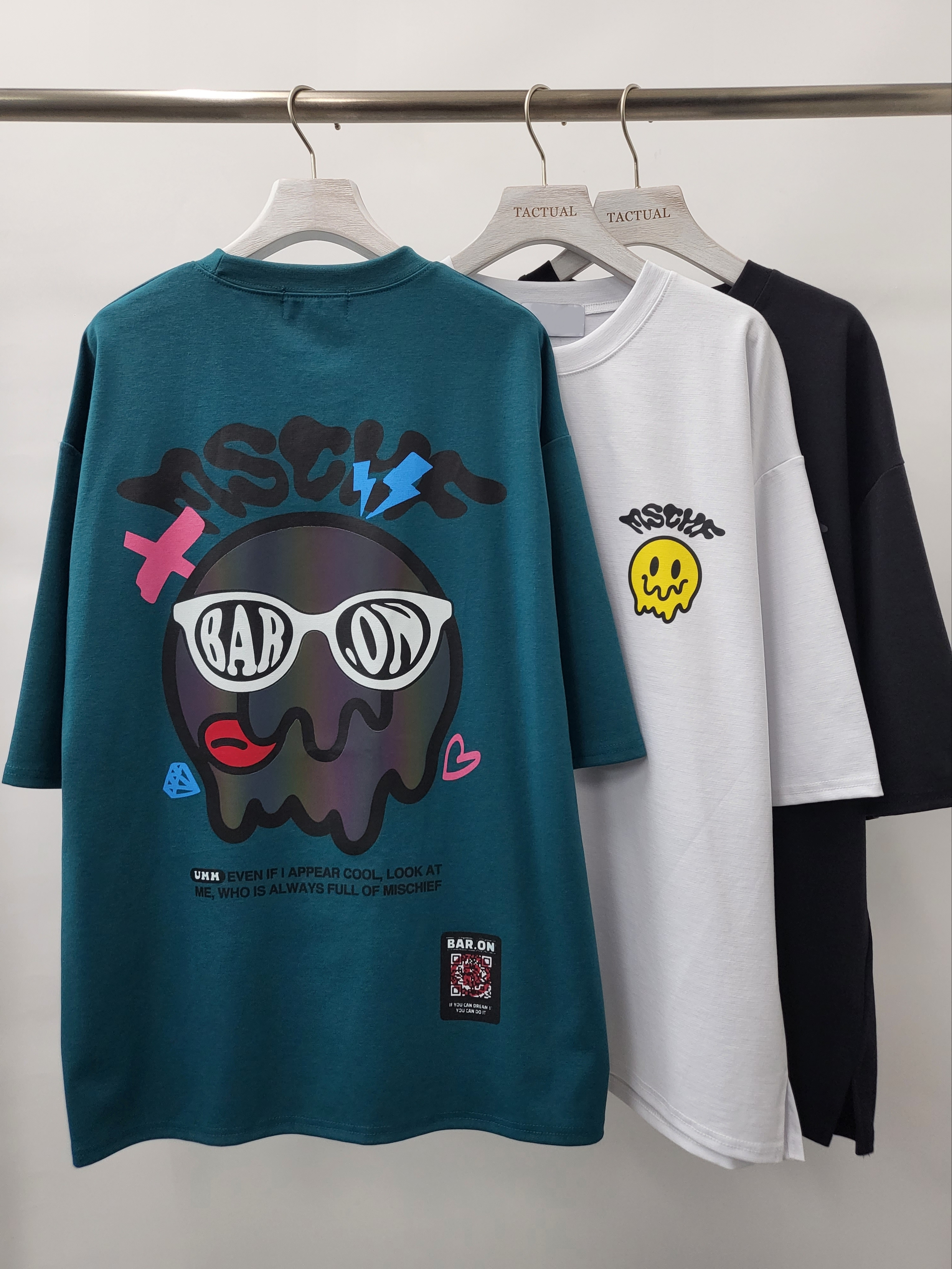 3M反光鬼魂圖案短袖Tee T4742