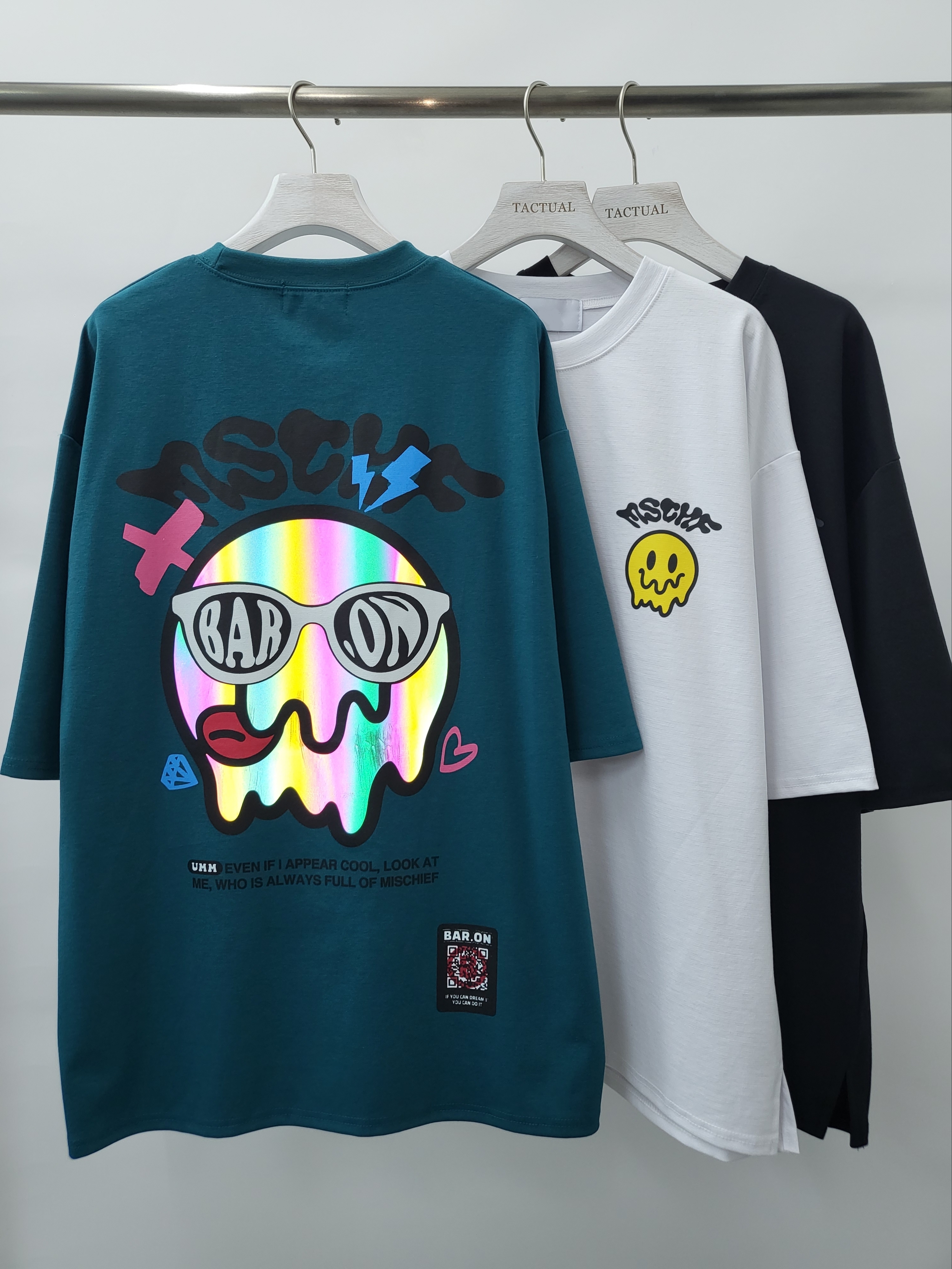 3M反光鬼魂圖案短袖Tee T4742